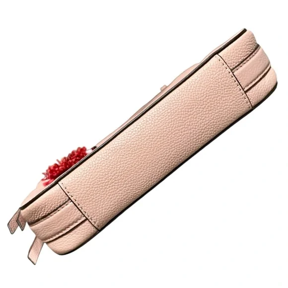 Kate Spade By the Pool Flamingo Novelty Triple Compartment Pink Crossbody Bag - Picture 4 of 10